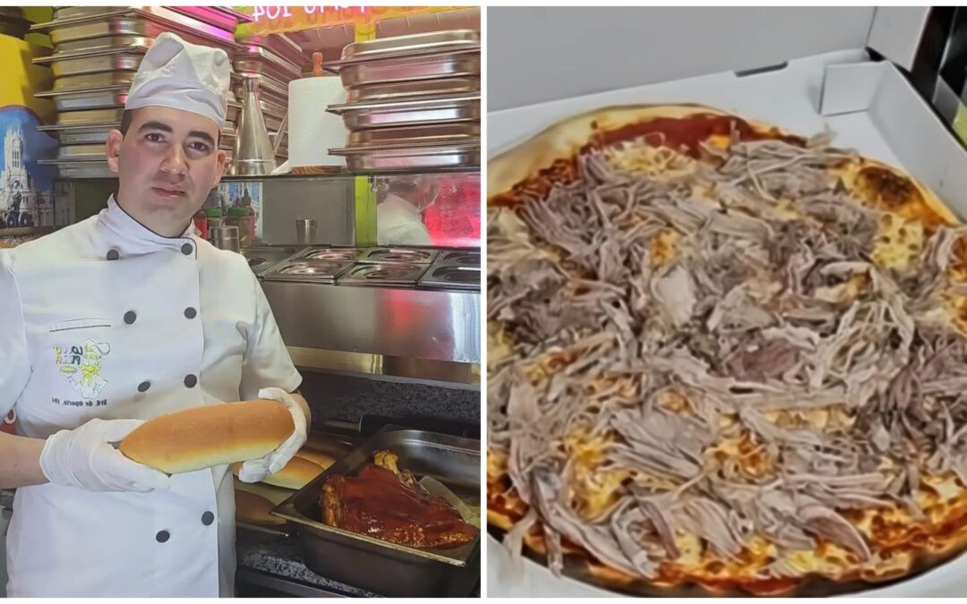 Cubano triunfa en Madrid con pizzas de cerdo asado y pan artesanal