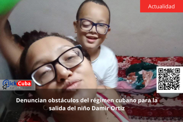 Régimen cubano impide salida de niño enfermo Damir Ortiz