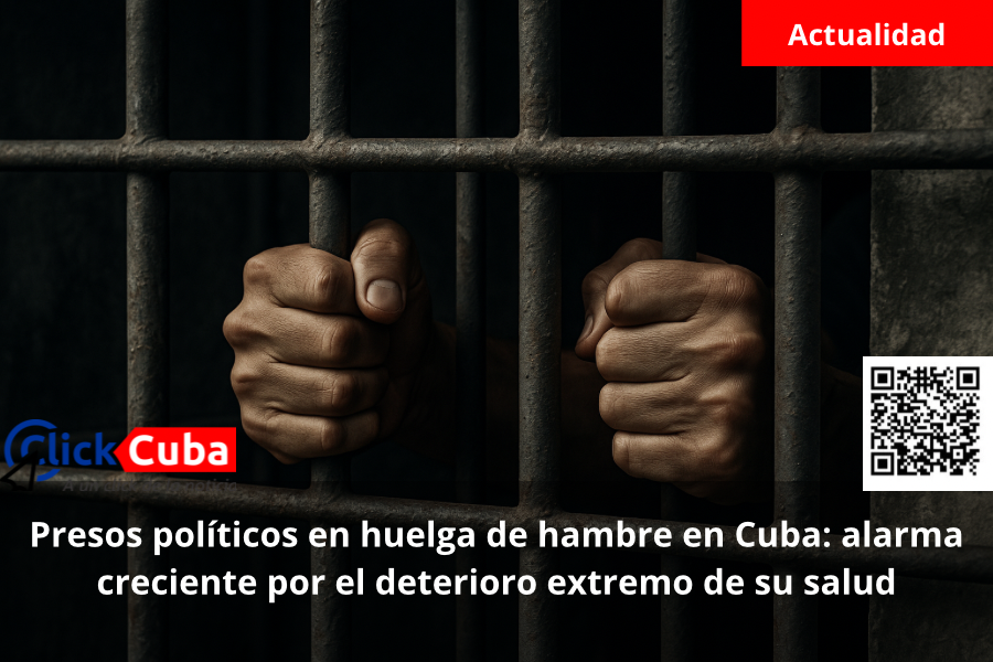 Huelga de hambre en Cuba agrava salud de presos políticos