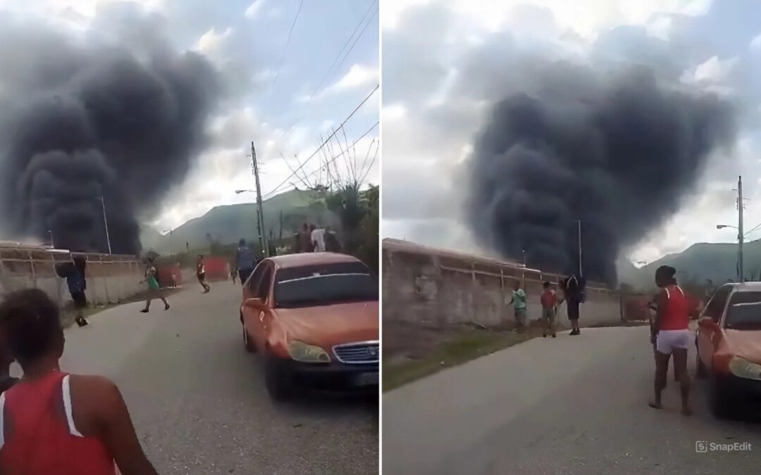 Incendio en almacén del Santuario del Cobre alarma en Cuba
