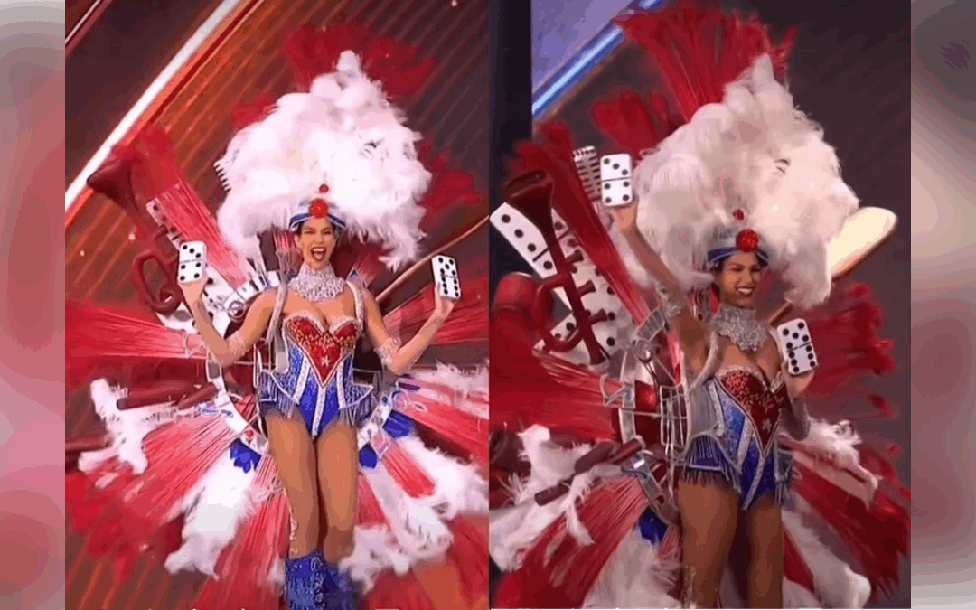Lina Luaces impacta con traje típico cubano en Miss Universo 2025