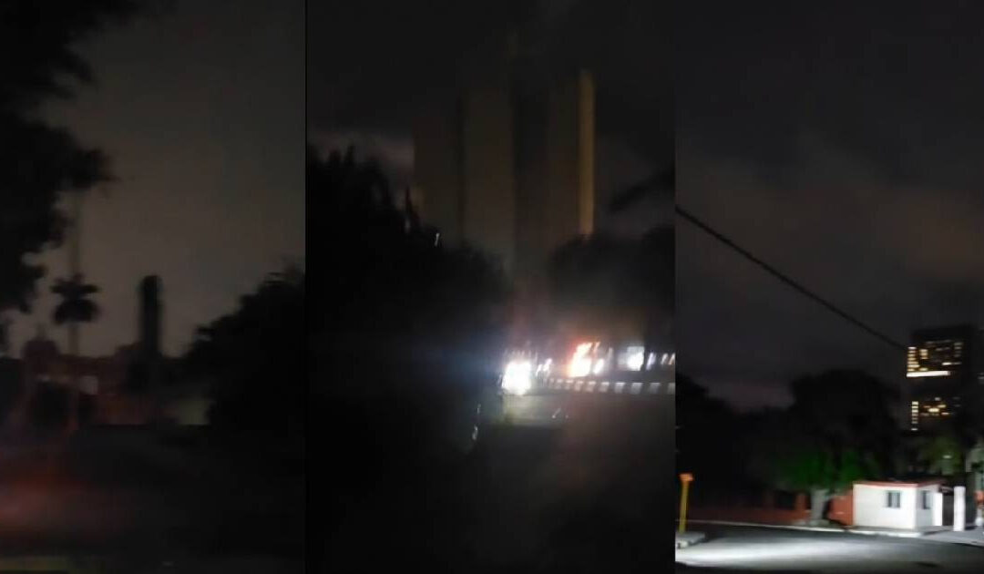 Apagón en El Vedado contrasta con luces en torre K